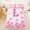 Pink L, variant on Erosebridal Princess Letter S Twin Sheet Sets, Cute Ribbon Bedding, 3-Piece