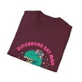 thumbnail image 4 of Humorous Funny Dinosaurs Eat Man Funny Retro Outdoor Adventures Dinosaurs Unisex Softstyle T-Shirt, 4 of 4