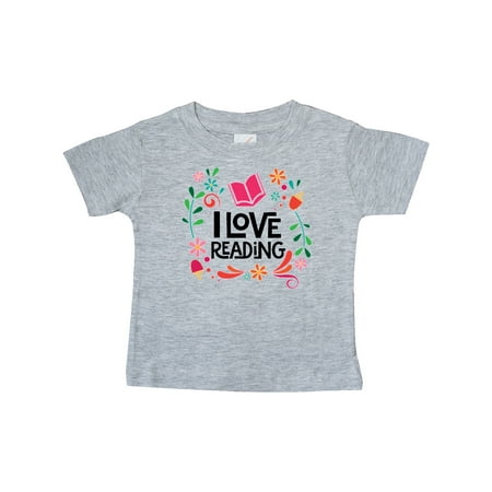 

Inktastic Book Lover I Love Reading Gift Baby Girl T-Shirt