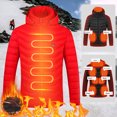 thumbnail image 2 of PVCS Outdoor Warm Clothing Heated for Riding Skiing Fishing Charging Via Heated Coat, 2 of 7