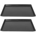 thumbnail image 1 of 2Pcs Bird Cage Tray Small Dog Crate Tray Parrot Cage Tray Bunny Cage Bottom Tray for Replace, 1 of 2