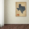 thumbnail image 3 of Trademark Fine Art "Texas Map Denim Jeans Style" Canvas Art by Michael Tompsett, 3 of 3