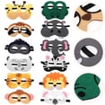 thumbnail image 2 of Máscara de dibujos animados con temática de animales, 12 Uds., máscara de Cosplay para fiesta de Halloween, máscara de Animal de dibujos animados divertidos, 2 of 5