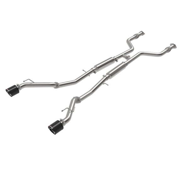 aFe POWER Takeda 2023 Nissan Z 2 1/2in 304 SS Cat-Back Exhaust System w/ Carbon Fiber Tips