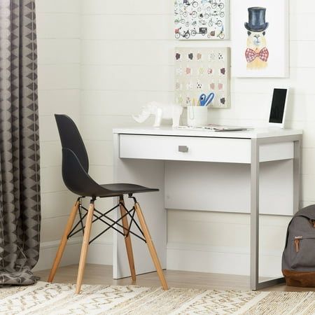 - South Shore Interface Desk with 1 Drawer, White