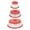 Candy Apple Red, variant on Tovolo Collapsible Microwave Cover Set of 3 S/M/L Vented, Charcoal