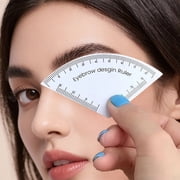 Fast Drawing Eyebrow Design Ruler, Instant Brow Shaper, Reusable Brow Shaping Stencil, Mapping Tool Template Kit