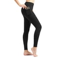 thumbnail image 2 of Emprella High waist tummy control black legging with 3 Pockets, 2 of 8