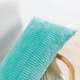 thumbnail image 4 of Home Soft Things Pleated Velvet 2 Piece Throw Pillow Cover Set - North Sea - 14" x 26", 4 of 5