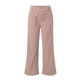thumbnail image 3 of Girls Corduroy Pants Wide Leg Design with Pockets Vintage Baggy Pants High Waist Casual Pants for Girls Pink School Pants for Girls Kids Girls Outfits Size 9-10 Years, 3 of 8