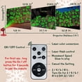 thumbnail image 3 of Christmas Projector Lights Outdoor , IP44 Waterproof Christmas Laser Lights with Remote Control for Christmas,New Year,Holiday Decoration Outdoor - Red, 3 of 6