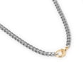 thumbnail image 2 of Gargantilla Collar Cubana Negra 9mm Mujer Chapa de Oro 18k Ametrinaa MPGD0010-negra, 2 of 5