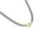 thumbnail image 2 of Gargantilla Collar Cubana Negra 9mm Mujer Chapa de Oro 18k Ametrinaa MPGD0010-negra, 2 of 5