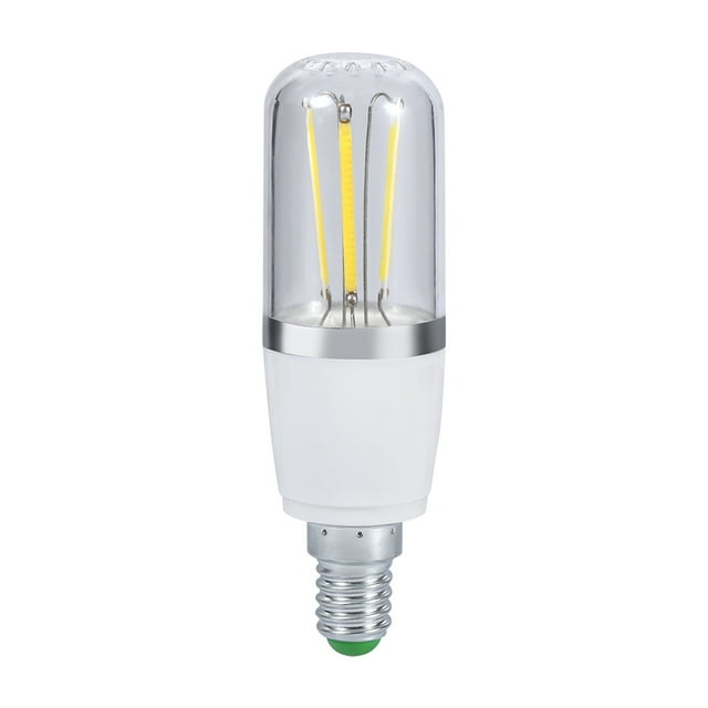 Bombilla LED E14 vintage de 220 V, regulable, 3 W, luz blanca fría, diseño de filamento para iluminación duradera del hogar