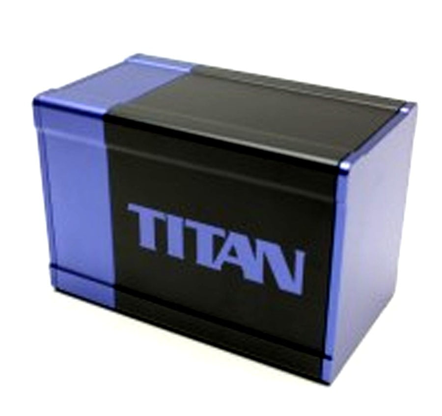 Black Satin Titan Box Gods Premium High Strength Deck Box Case Protector 