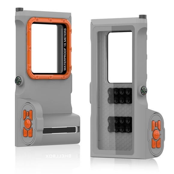 Mistaha Dive Deep with Confidence: IP68 Waterproof Phone Case with BT Remote Control for iPhone, Samsung - Diving Depth 15m - Ergonomic Clip Seal Closure