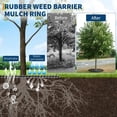 thumbnail image 4 of Royalbelle 6 PC 30 Inch Rubber Tree Mulch Ring, Root Barrier Landscaping Mat, 4 of 6