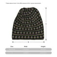 thumbnail image 3 of Yiaed Mardi Gras Fleur de Lis Print Multifunction Beanie Hats for Women Men Slouchy Knit Beanie Hat Winter Hat Scarf Stretch Skull Cap, 3 of 8
