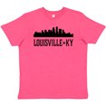 thumbnail image 3 of Inktastic Louisville Kentucky Skyline Cities Youth T-Shirt, 3 of 5