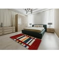 thumbnail image 5 of Ahgly Company Machine Washable Indoor Rectangle Contemporary Army Brown Area Rugs, 5' x 7', 5 of 7