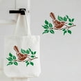 thumbnail image 4 of Bird Tree Branches Stencils Wall Decoration Template 29.7x21cm/11.6x8.3 inch Plastic Painting Stencils Rectangle Reusable Stencils Mixed Color, 4 of 7