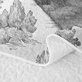 thumbnail image 5 of Erosebridal Cute Grey Bowknot Quilt Full for Girls Boys, Princess Fairy Castle Full Bedspread Sets, 3pcs, 5 of 7