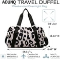 thumbnail image 3 of AOUNQ Travel Duffle Bags for Women Weekender Overnight Bag with Wet Dry Pocket Gym Bag Carry on Duffel Tote Bag,Black, 3 of 8