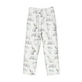 thumbnail image 4 of Goofa Rabbit Eating Printed Soft Pajama Pants for Men, Wide Leg Comfy Casual Lounge Yoga Pants-X-Large, 4 of 9
