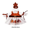 thumbnail image 2 of Exclusive Custom Dress up Outfit Sets for 23in Porch Goose Statues, Decorative Costume Accessories, Weather-Resistant Outdoor Clothing for Lawn/Courtyard/Patio/Seasonal Yard Scene Decoration, G, 2 of 6