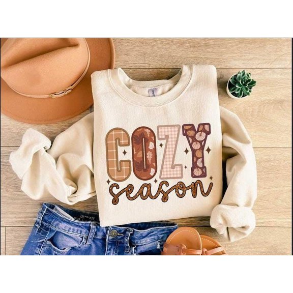 Cozy Season Sweatshirt, Get Cozy Sweater, Cozy Season Fall shirt, Christmas crewneck, Winter Sweatshirt, Fall Hoodie, Cozy Vibes Tee