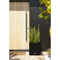 thumbnail image 5 of Veradek Block Series Cube Small 18" Plastic Planter - Black, 5 of 17