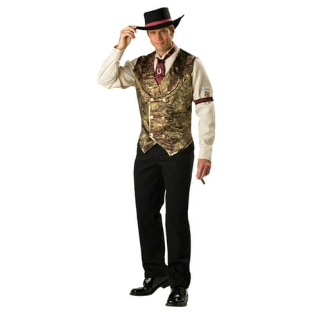 In Character Mens Southern Western Gambler Outfit Halloween Costume