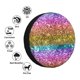 thumbnail image 4 of Fotbe Glitter Rainbow Funda de Llanta de Repuesto con Estampado, Engrosada, Ajuste Universal para Jeep, Remolque, RV, SUV, Camión-15 inch, 4 of 6
