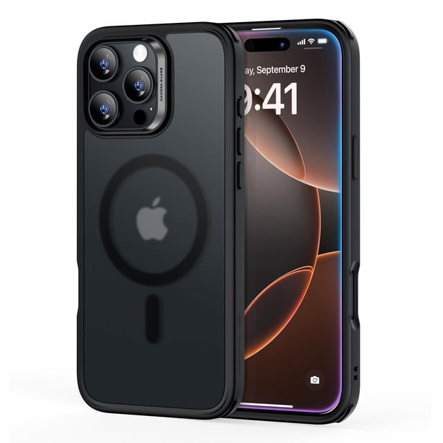 Funda de teléfono ESR para iPhone 16 Pro con MagSafe Frosted Black