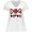 AA-White, variant on Inktastic Dog Mom with Paw Print in Plaid Women's Plus Size V-Neck T-Shirt