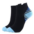 thumbnail image 1 of Innerwin Sports Sock Ankle Support Compression Socks Moisture Wicking Adults Soft Low Cut Women Universal Color Block Comfy Blue S/M, 1 of 2