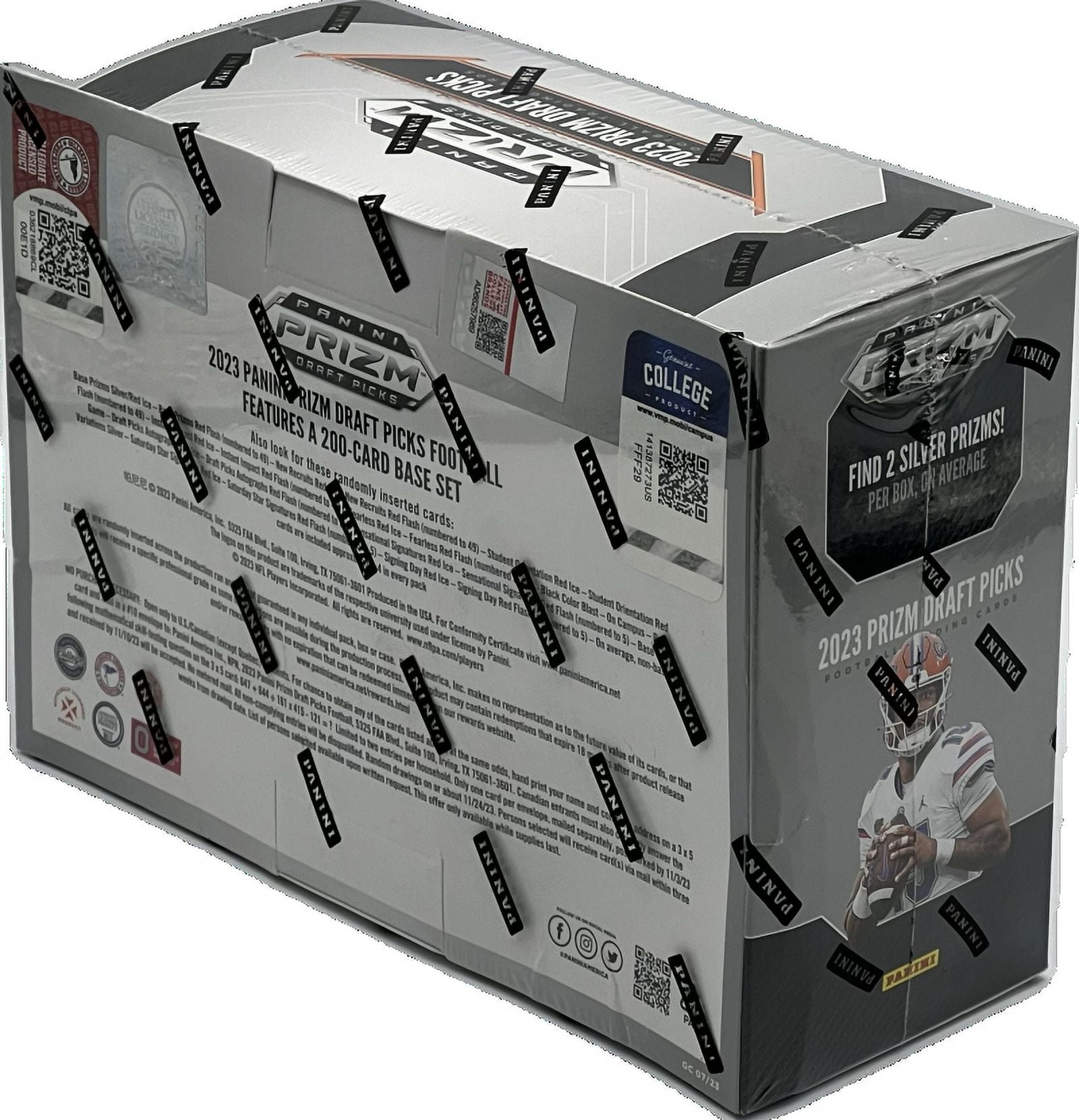2023 Panini Prizm Draft Picks Football Mega Box (Red Ice Prizms!)