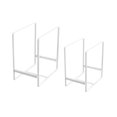 thumbnail image 2 of Soporte para secar platos, soporte de exhibición para vajilla, soporte para platos multifuncional, organizador de platos, estante para armario, cacero Blanco, 2 of 9