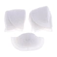 thumbnail image 4 of 5 Pair White Cotton Shoulder Pads insert Suits Sew, 4 of 9