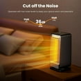 thumbnail image 7 of WAA 1500W Oscillating Space Heater Fast Heating,5 Modes,Remote & 24H Timer (Home/Office/Bedroom), 7 of 7