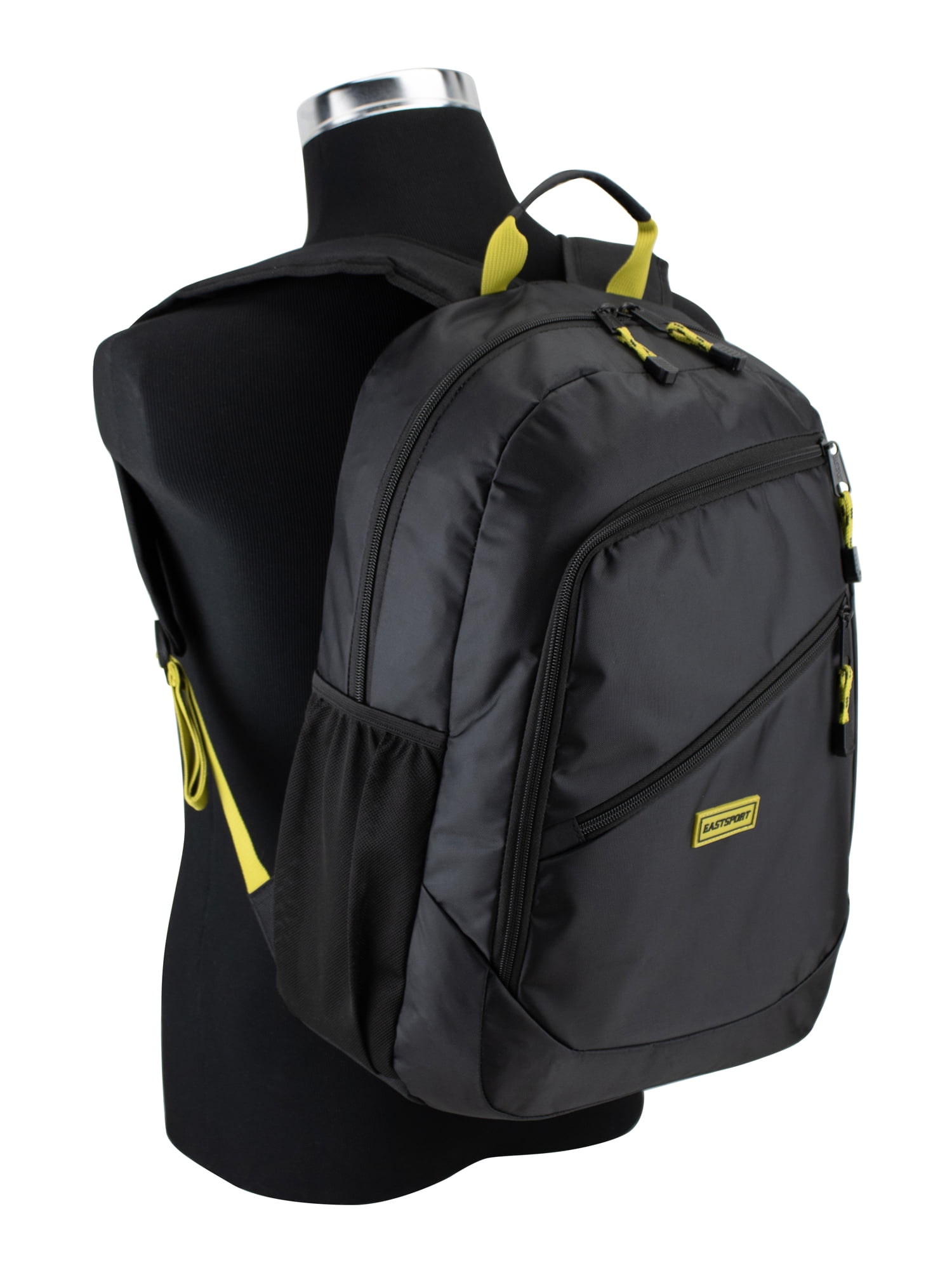 Eastsport Unisex 18.5" Rocket Sport Backpack, Black