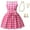 Pink, variant on SUEE Girls Sleeveless Pink Plaid Dress Halloween Cosplay Outfits 3-9 Years​