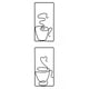thumbnail image 1 of 2x Esculturas de Pared de Línea de Decoración de Arte de Pared Moderno para Soledad Escultura de pared, 1 of 6