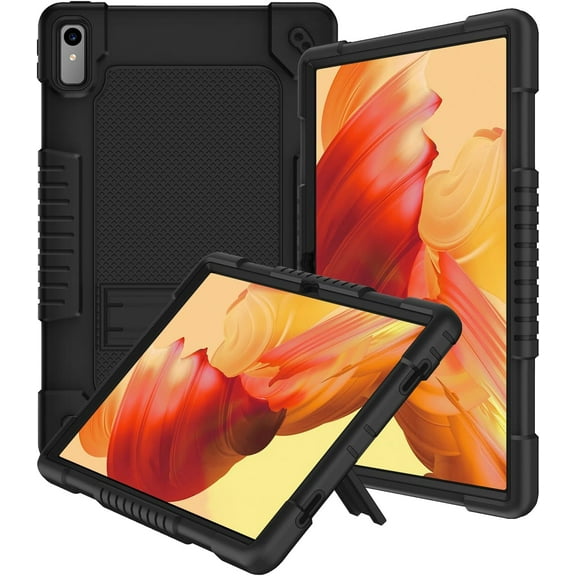 SOATUTO for Lenovo Tab P11 2nd Gen TB350FU 2023,Lenovo Tab P11 Gen 2 Tablet Shockproof Case with Shoulder Strap Hard Back Rugged Full-Body Kids Friendly For Lenovo Tab P11 2nd Gen 11.5" - Black Black