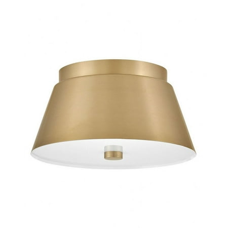 

Lark 83511 Tess 2 Light 11 Wide Flush Mount Ceiling Fixture - Brass