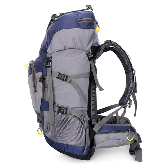 Mochila 60L Senderismo Impermeable Mochila Camping Ciclo de Escalada de Montaña Mochila Mochila con Tapa de Lluvia