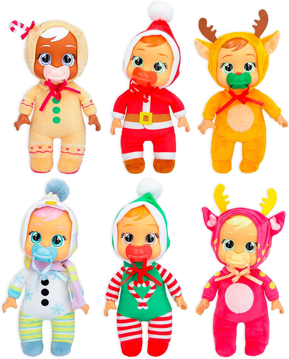Cry Babies Tiny Cuddles Christmas Elfie Plush Figure Walmart