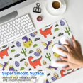 thumbnail image 4 of Long Mouse Pads for Desk,White Cartoon Dinosaurs Eggs Pattern Desk Mats on Top Of Desks, Desk Mouse Pad Extra Large with 3mm Non-Slip Base and Stitched Edge for Gaming,Office,Work,Home 31.5"x11.8", 4 of 6