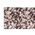 thumbnail image 3 of S4Sassy Brown Two Tone With White Camouflage Printed Dinner Party Table Napkins Cloth Cotton Dinner Cocktail Napkins, 3 of 6