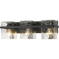 3 Light Vanity Light Fixture in Traditional Style-7 inches Tall and 22.25 inches Wide-Matte Black Finish Bailey Street Home 372-Bel-4619884